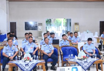Personel Lanud Sultan Hasanuddin Ikuti Bimtek Penatausahaan BMN Wilayah Makassar