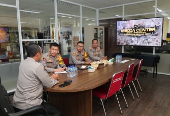 Polri Dirikan Media Center Bantuan Kemanusiaan di Bandara Soetta 