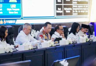 Kapolri Jenderal Listyo Sigit Prabowo menghadiri rapat koordinasi (rakor) lintas sektoral terkait dengan kesiapan pengamanan dan pelayanan masyarakat menghadapi perayaan Natal 2025 dan Tahun Baru 2026 (Nataru)
