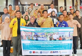 Rapat Koordiansi (Rakor) Kesiapsiagaan Bencana yanh disejalankan dengan Focus Group Discussion (FGD) antara Pemerintah Daerah dengan seluruh komponen terlibat, Selasa (12/08) di Ruang Rapat II Bandar Seri Bentan
