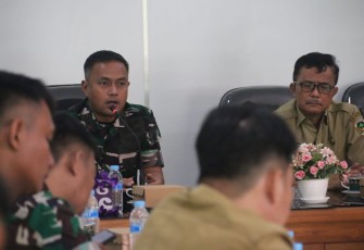 Dandim Madiun saat Hadiri Rapat Koordinasi Percepatan Luas Tambah Tanam Padi 