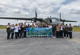 Peran Lanud Soewondo Dalam Operasi Udara Modifikasi Cuaca untuk Atasi Kebakaran Hutan