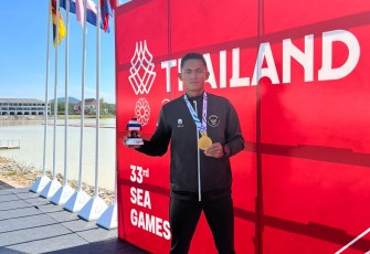 Prajurit Kolinlamil Persembahkan Mendali Emas Dayung untuk Indonesia di Sea Games 2025 