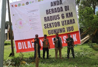 BNPB Tinjau Langsung Pemasangan Rambu dan Proses Evakuasi Warga ke Pengungsian