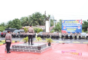 Polres Aceh Singkil Gelar Apel Gelar Pasukan Operasi Patuh Seulawah 2025