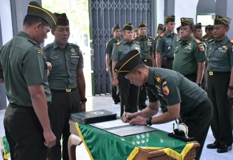 Serah Terima Jabatan Danramil Jajaran