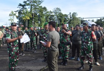 Dandim 1710/Mimika Berikan Penekanan Saat Apel Pagi