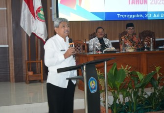 Sekretaris Daerah (Sekda) Kabupaten Trenggalek, Edy Soepriyanto
