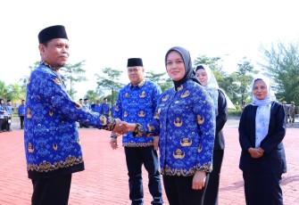 Wakil Bupati Bintan Pimpin Upacara Hari Kesaktian Pancasila Tahun 2025 Tingkat Kabupaten Bintan