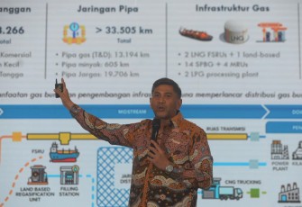 Mirza Mahendra selaku Direktur Strategi dan Pengembangan Bisnis PGN