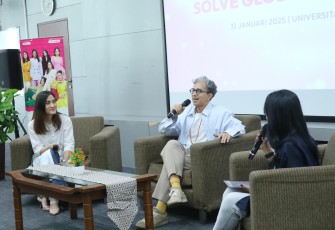 Samanta Elsener, psikolog klinis dan praktisi kesehatan mental, serta Didiet Maulana, desainer dan pengusaha di bidang fashion yang dikenal melalui brand IKAT Indonesia