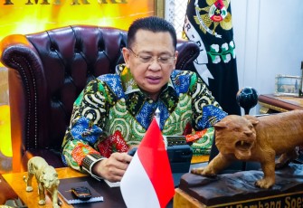 Bamsoet dalam menyambut HUT ke-23 AMPG di Jakarta, Selasa (11/2/25).