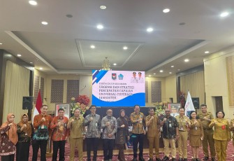 Badan Strategi Kebijakan Dalam Negeri (BSKDN), Kementerian Dalam Negeri (Kemendagri) mendorong pemerintah daerah untuk mempercepat capaian universal coverage jaminan sosial ketenagakerjaan (jamsosnaker)