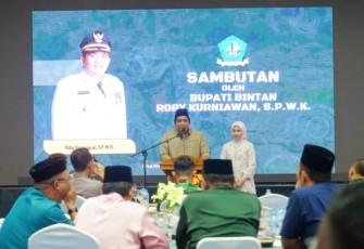 Bupati Bintan Roby Sampaikan Terimakasih Atas Sinergi dan Dedikasi saat Lepas Sambut Dandim 0315/TPI