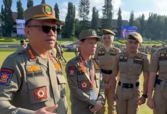 Bupati Empat Lawang Joncik Muhammad di Kampus IPDN Jatinangor, Kamis (27/6/2025).