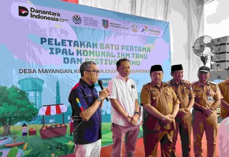 Groundbreaking IPAL Sentra Tahu Jombang