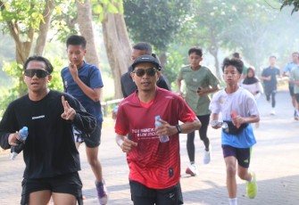 Fun Run HUT TNI Ke-80 di Tulungagung 