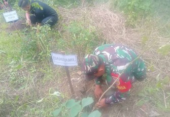 Penanaman bibit pohon di wilayah desa binaan 