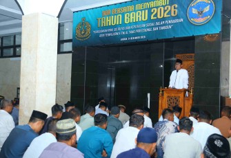 Doa bersama pergantian tahun 2025 ke 2026 di Puspenerbal 