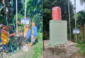 Pemdes Parda Suka Bangun Sumur Bor