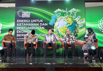 Direktur SUPD I Ditjen Bina Pembangunan Daerah Edison Siagian pada kegiatan Tempo Energy Day 2025 belum lama ini yang mengusung tema “Kebijakan Energi untuk Ketahanan: Menjaga Keamanan Energi di Tengah Perubahan Global”.