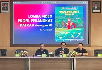 Diskominfo Karanganyar menggelar Lomba Video Profil Perangkat Daerah Berbasis AI, Rabu (31/7/2025).
