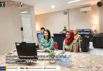 Kanwil Kemenkumham Sumut Ikuti Kegiatan Pengarahan dan Penguatan Program Kinerja Tahun 2025.