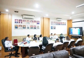 Kanwil Kementerian Hukum Sumut Menggelar Koordinasi Pimpinan.