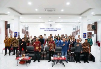 Kanwil Kemenkum Sumut Gelar Kegiatan Promosi dan Diseminasi KI Terkait Pengguna Layanan Komersil