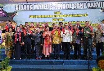 Gubernur Sumut Ajak GBKP Terus Jadi Mitra Pemerintah Bangun Sumut