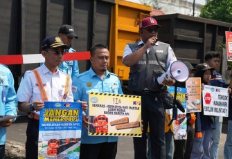 Hingga Juli 2025, KAI Divre IV Tanjungkarang Gelar 51 Sosialisasi Keselamatan di Perlintasan Sebidang
