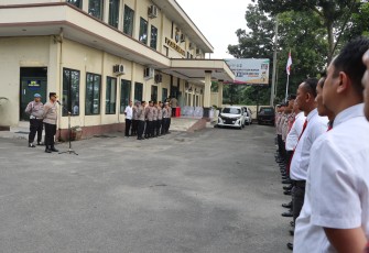 Kapolrestabes Medan Berikan Arahan kepada Personel di Polsek Sunggal
