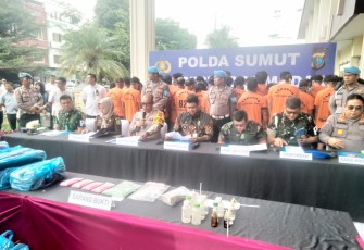 Paparan Kasus Narkoba di Wilkum Polrestabes Medan