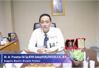 Anggota MDP Pusat Dr dr Prasetyo Edi