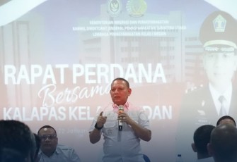 Kalapas Sampaikan Motivasi kepada WBP.