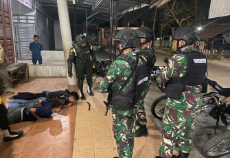 Denpom 1/5 Medan Patroli Pengamanan Wilayah Kota Medan