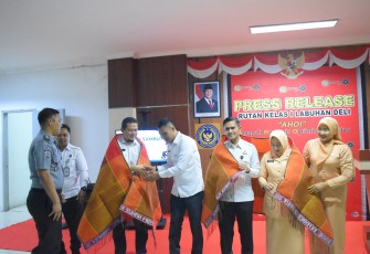 Rutan Labuhan Deli Acara Pisah Sambut Kepala Rutan.