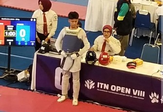 Nadhir Brian Atlet Taekwondo Kota Depok 