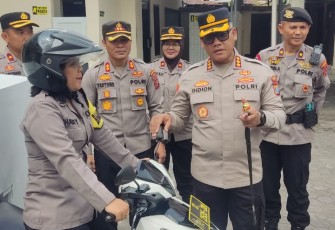 Kereta Senyum Diluncuncurkan Sebagai Transportasi Mengangkut Bansos di Wilayah Hukum Polrestabes Medan