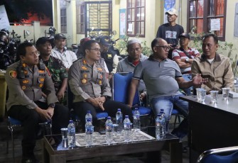Kapolrestabes Medan Sambangi Ronda di Posko Satgas Anti Tawuran 3 Pilar.