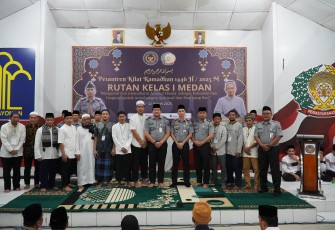 Rutan Kelas I Medan Gelar Pesantren Kilat.