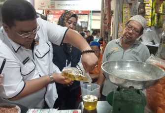 Sidak Pasar Dilakukan Tim Satgas Pangan.