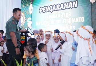 Pangdam I/BB Mayjen TNI Rio Firdianto Hadiri Safari Ramadan di Yonarmed 2/KS Delitua.