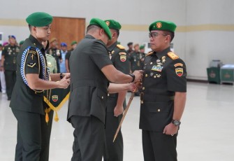Mayjen TNI Rio Firdianto Pimpin Sertijab Danrem 032/WB