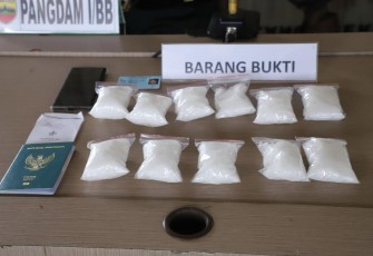 Barang Bukti Sabu Seberat 1 Kg Berhasil Diamankan Kodam I/BB