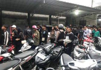 Konvoi 200 remaja di Cengkareng 