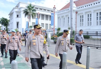 Kapolres Metro Jakbar Pastikan Kesiapan Pengamanan Malam Takbir di Kota Tua 