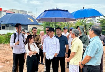 Kepala BP Batam dan Wakil Kepala BP Batam Tinjau Penataan Sungai Baloi Indah