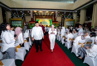Ketua DPR RI Puan Maharani menghadiri acara halalbihalal bagi lingkungan DPR RI