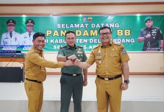 Kunci Stabilitas dan Pembangunan Pangdam I/BB Bertemu Bupati Deli Serdang, Solidkan Kerja Sama